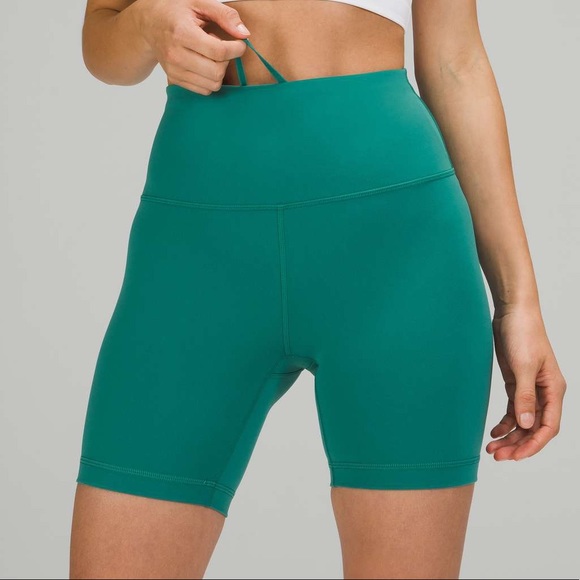 lululemon athletica Pants - NWT Wunder Train High Rise Short 6” Teal Lagoon